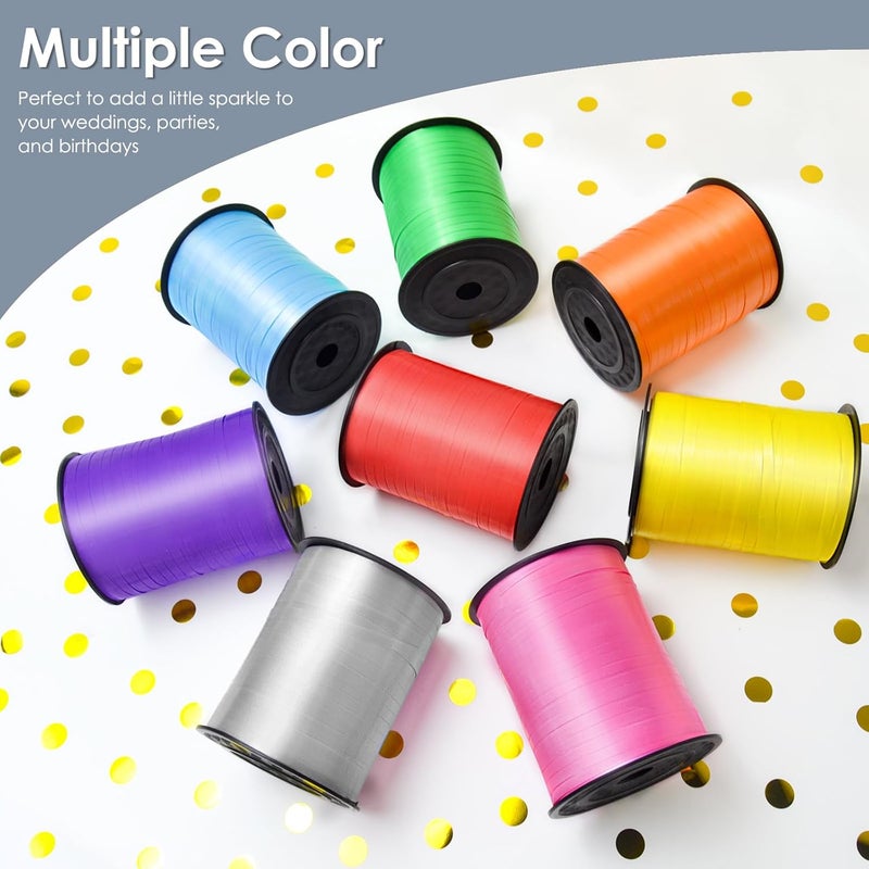 VISPAD Silver Curling Ribbon - 500 Yard Curly Gift Ribbon for Wrapping, Balloons & Floral Arrangements - Image 5